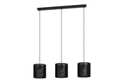 Lamper - EGLO MANBY LANGBORD 3L E27 SORT - 43796