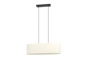 Lamper - EGLO FEBRES LANGBORD 2XE27 SORT/HVID - 901261