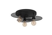 Lamper - EGLO IKESTON LOFT 3L E27 SORT/GITTER - 43728