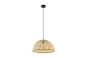 Lamper - EGLO CLAVERDON PENDEL E27 Ø490 BAMBUS - 43254