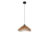 Lamper - EGLO LAVISTER PENDEL Ø390 E27 SORT/NATUR FSC - 44072