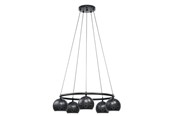 Lamper - EGLO CANTALLOPS PENDEL E14 5L Ø690 SORT - 98455