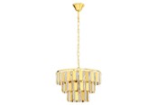 Lamper - EGLO ERSEKA PENDEL 5L E14 MESSING/KRYSTAL - 99098