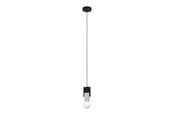 Lamper - EGLO LOBATIA PENDEL E27 SORT/GRÅ - 99531