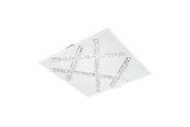 Lamper - EGLO SORRENTA PLAFOND 290X290 HVID/KLAR/KRYSTAL - 93764
