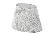 Lamper - EGLO SKÆRM L250 OVAL TRYK DEKOR HVID - 49965