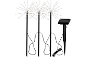 Lamper - EGLO SOLCELLE SÆT BEDSTANDER 3L STJERNE 800MA VARM HVID SORT - 48884