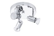Lamper - EGLO ROSARO 1 SPOT RONDEL 3X3W KROM - 13571