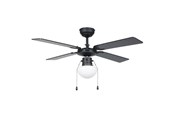 Lamper - EGLO FORTALEZA VENTILATOR AC E27 SORT/NATUR - 35122