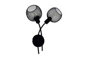 Lamper - EGLO WRINGTON 1 VÆG 2XE14 H355 SORT - 43375
