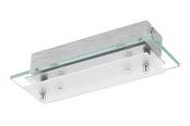 Lamper - EGLO FRES 2 VÆG 2L 250X85 SATIN/KLAR - 93885