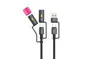 USB kabel - 4smarts Explorer 4-in-1 USB-C Cable Set - 541060
