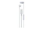 Hovedtelefoner/headset - Sony IER-EX15C - USB-C - White - IEREX15CW.CE7