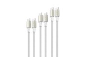 USB kabel - 4smarts USB-C to USB-C Cable - 60W 3 pcs (3 m + 1.5 m + 0.5 m) - 540621