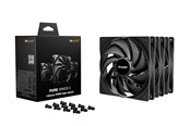 Kabinet Køler - be quiet! PURE WINGS 3 HS 140 (3-pack) - Kabinet køler - 140mm - Sort - 30 dBA - BL138