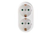 Strømkabel (ekstern) - Nedis - socket splitter - 3500 Watt - PSSPL200F1WT