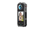 Actionkamera tilbehør - Puluz Metal Protective Case with Lens Cover for Insta360 X5 - PU748H