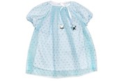 Dukker & Tilbehør - Skrållan Blue Party Dress for 45 cm Doll - 18283
