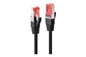 Netværkskabel - Lindy patch cable - 30 cm - black - Sort - 0.3m - 47775
