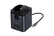 Mobil - Adaptere & Opladere - BlitzWolf BW-TH17 9-in-1 Type-C Docking Station with Magnetic 15W Wireless Charger - BW-TH17