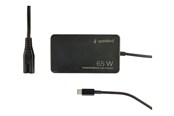 Bærbar Oplader - Gembird - USB-C power adapter - power delivery GaN fast - 65 Watt - NPA-AC-PDQC65-01