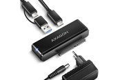 Harddisk - tilbehør - AXAGON Fast Port X USB-C 10 Gbps Adapter for 2.5" / 3.5" SATA HDD/SSD - ADSA-FPX
