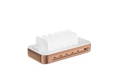 Mobil - Adaptere & Opladere - 4smarts Charging station Team 100W 1x USB-A port 5x USB-C ports includes 6 cables copper - 541280