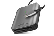 Hukommelseskort - adapter og kortlæser - AXAGON SuperSpeed USB-C - SD / microSD / CF - UHS-II Card Reader - CRE-S3C