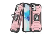 Mobil - Covers & Cases - Wozinsky Ring Armor iPhone 14 Plus Armored Case Magnetic Holder Ring Gold - 9145576265536