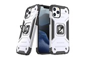 Mobil - Covers & Cases - Wozinsky Ring Armor case for iPhone 14 Pro armored cover magnetic holder ring silver - 9145576265581