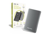 Powerbank - Mobile Origin 5000mAh 3in1 Metal Slim PowerBank PB4 Powerbank - Grå - 5000 mAh - MO-MSP-PB4