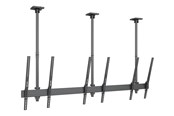 Vægbeslag, AV-Beslag & AV-Møbler - Multibrackets M Pro Series mounting kit - single side - for 3 LCD displays - black - Max 30 kg - recommended for 75" - 7350022738911