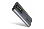 Harddisk - tilbehør - AXAGON USB-C 10 Gbps Display Box for NVMe / SATA M.2 SSD - EEM2-SD2