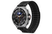 Smartwatch - Tilbehør - Spigen Fabric Band (hook-and-loop) - black - Samsung Galaxy Watch 8 46mm/44mm/40mm - AMP10153