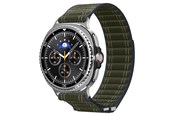 Smartwatch - Tilbehør - Spigen Fabric Band (hook-and-loop) - green - Samsung Galaxy Watch 8 46mm/44mm/40mm - AMP10154