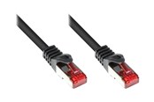 Netværkskabel - Alcasa electronik Good Connections RNS patch cable - 1 m - black - Sort - 1m - 8060-010S