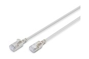 Netværkskabel - DIGITUS patch cable - grey - Grå - 10m - DK-1632-A-100S