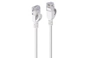 Netværkskabel - Lindy Cat.6A U/UTP Ultra Slim Ethernet Cable - 2m - Grå - 2m - 47585