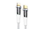 USB kabel - Joyroom Star-Cloud Series A3 USB-C / Lightning Cable 20W 1.2m with Smart Switch - White - S-CL020A3-white