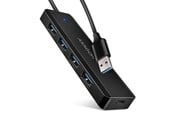 USB hub - AXAGON SuperSpeed USB-A Travel Hub USB hub - USB 3.2 - 4 ports - Sort - HUE-C1A