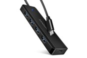 USB hub - AXAGON SuperSpeed USB-C Travel Hub USB hub - USB 3.2 - 4 ports - Sort - HUE-C1C