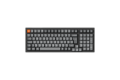 Tastatur - Keychron K4 MAX Wireless Tri-Mode - Keychron Super Red - Gaming Tastatur - Nordisk - Grå - K4M-H1-BO