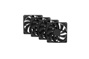 Kabinet Køler - HYTE FA12 FAN (Pitch Black) - 4-pack - Kabinet køler - 120mm - Sort - 28 dBA - FAN-HYTE-FA12-BB-4