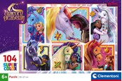 Puslespil - Clementoni Puzzle Unicorn Academy - 6 Portraits 104pcs. Floor - 25094