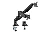 Skærmholder - Deltaco mounting kit - for 2 LCD displays/ curved LCD displays - gas spring up to 16 kg - black - ARM-536-2