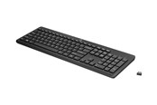 Tastatur - HP 230 - Tastatur - Engelsk - Sort - 3L1E7AA#ABB