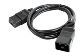 Strømkabel (ekstern) - Gembird Cablexpert - power extension cable - IEC 60320 C20 to IEC 60320 C19 - 1.5 m - PC-189-C19