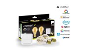 Smart Home - EGLO CONNECT.Z SÆT AFBRYDER + 2 E27 A60 amber SMART pærer M/TUNABLE WHITE - 110419