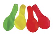 Hobby artikler - SCANSEASON Ballon, Latex, neonfarver, 23cm., 10 stk - 100311
