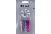 Hobby artikler - Hobby Mate Kagelys m. holder, 8 stk. Pige - 20190010